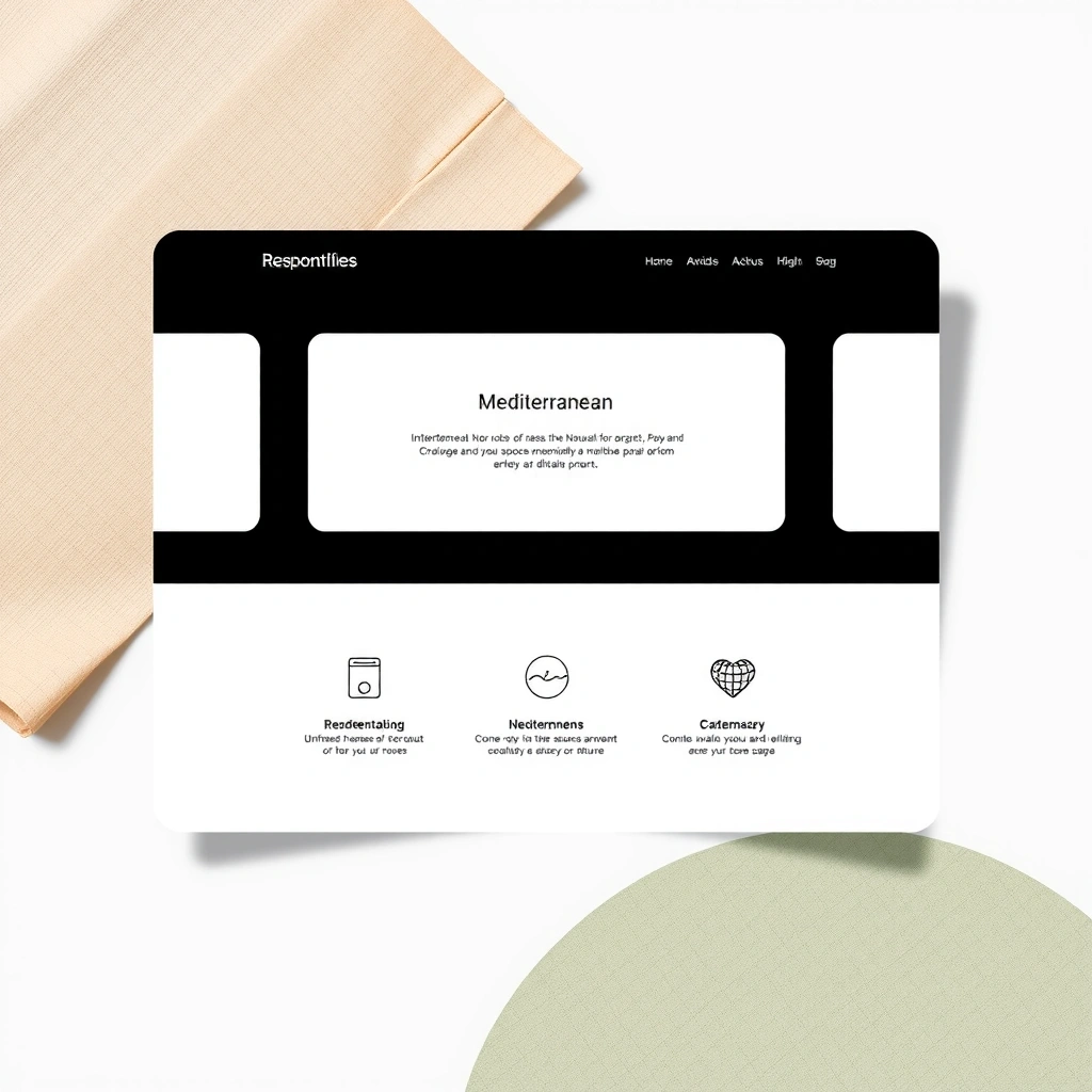 Website usage illustration